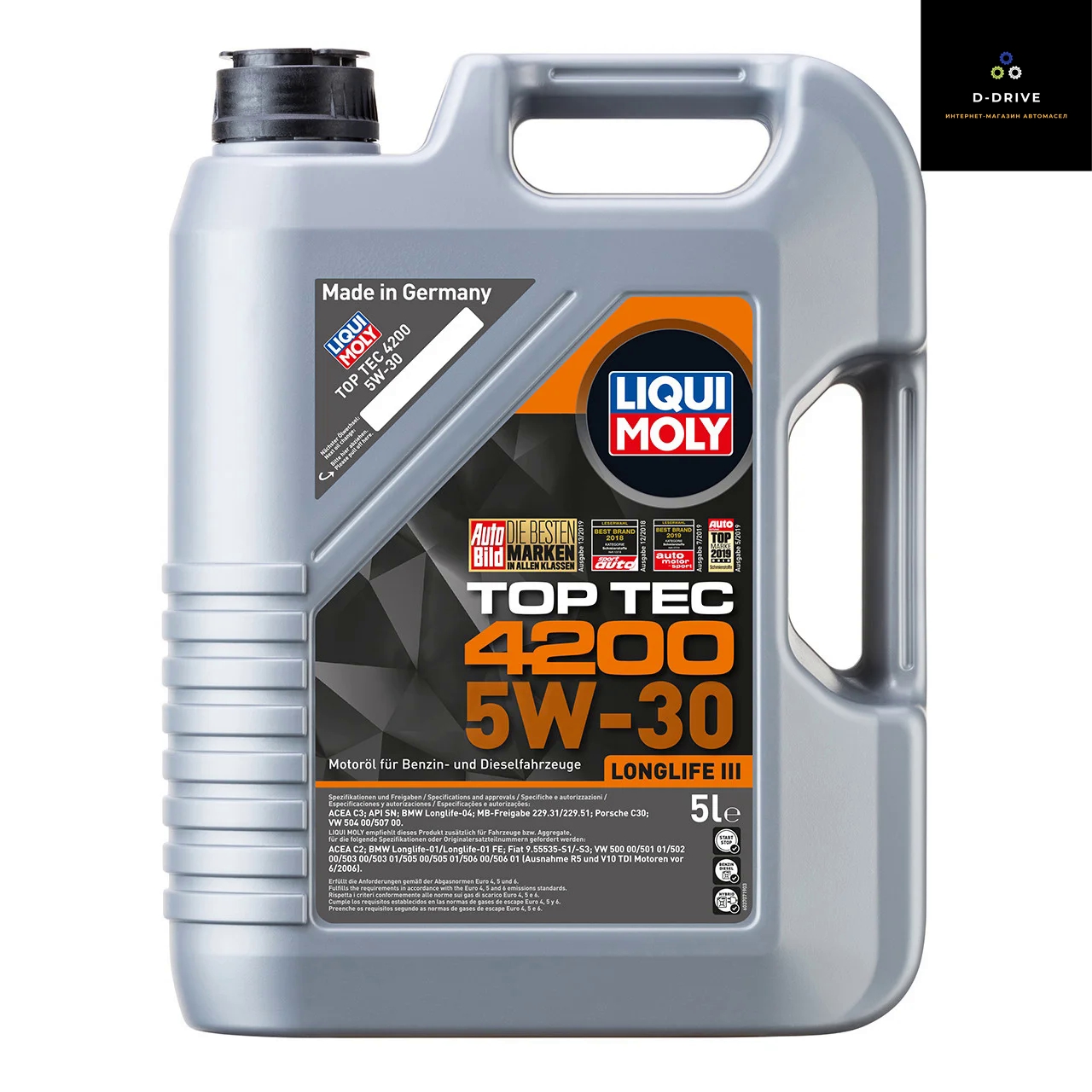 7661 e Liqui Moly - Top Tec 4200 SAE 5W-30 5л. (7661)