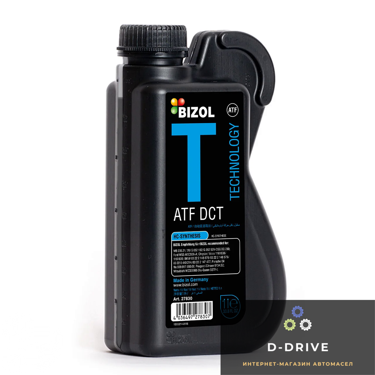2540036371_w640_h640_maslo-transmissionnoe-bizol.jpgМасло трансмиссионное - BIZOL Technology ATF DCT 1л (B27830)