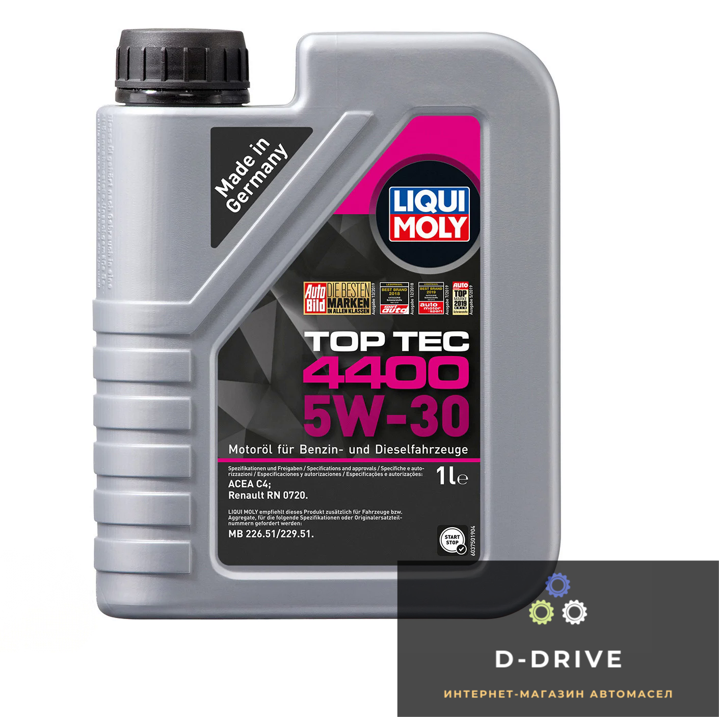 2729653378_w64Синтетическое моторное масло - Liqui Moly Top Tec 4400 5W-30 1л. (2319)