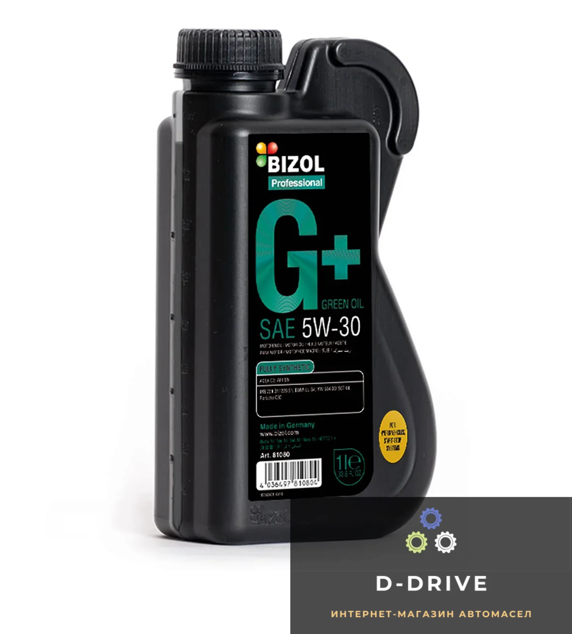 Синтетическое моторное масло - BIZOL Green Oil+ 5W-30