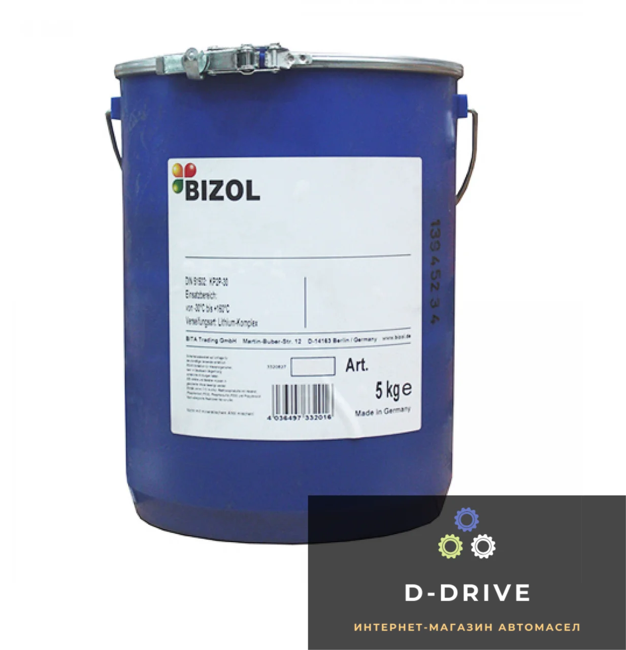 Смазка - BIZOL Pro Grease T LX 03 High Temperature 5кг