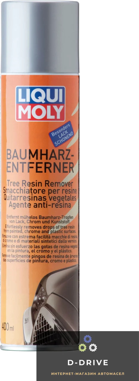 Средство для удаления смолы от деревьев - Baumharzentferner 0.4л. (7636) Liqui Moly Baumharzentferner 0.4l. (7636)