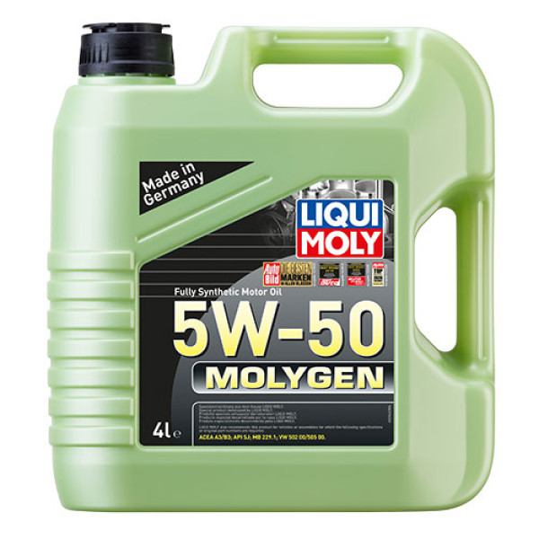 Синтетическое моторное масло - Molygen 5W-50 4л.