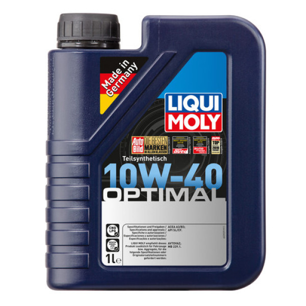 Полусинтетическое моторное масло - Optimal SAE 10W-40 1л.