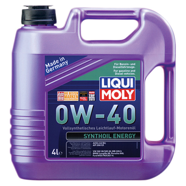 Синтетическое моторное масло - Synthoil Energy SAE 0W-40 4л.
