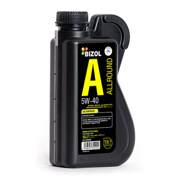 Синтетическое моторное масло - BIZOL Allround 5W-40 1л