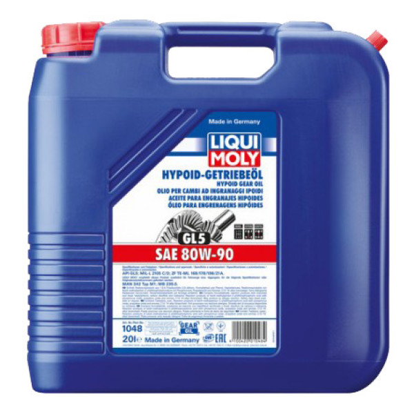 Минеральное трансмиссионное масло - Hypoid-Getriebeoil SAE 80W-90 (GL5) 20л.