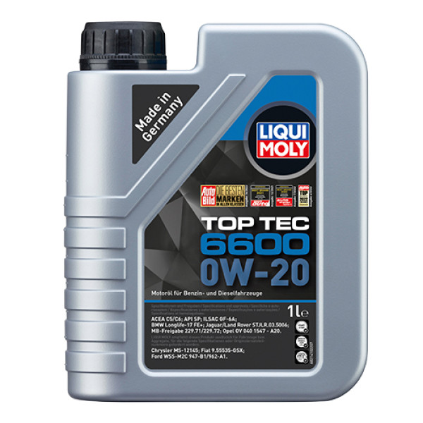 НС-синтетическое моторное масло - Top Tec 6600 0W-20 1л.