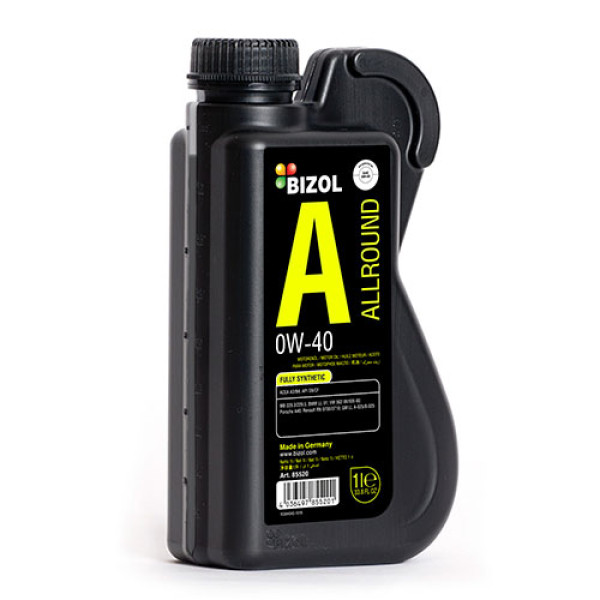 Синтетическое моторное масло - BIZOL Allround 0W-40 1л.